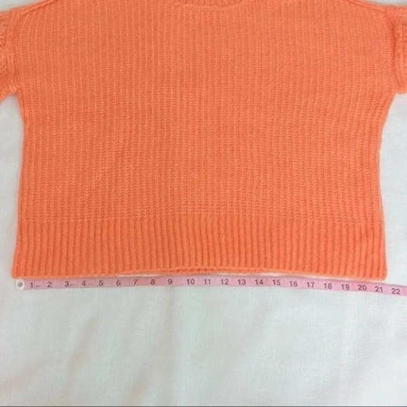 NEW Happy x Nature Peach Sweater with Billow Sleeves Puff sleeve - Picture 8 of 16